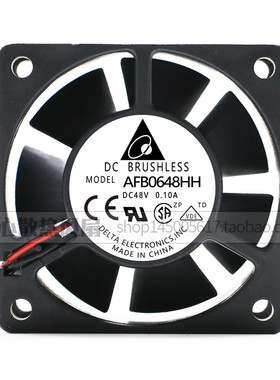 全新原装台达DELTA AFB0648HH 6025 48V 0.10A 6CM变频器散热风扇
