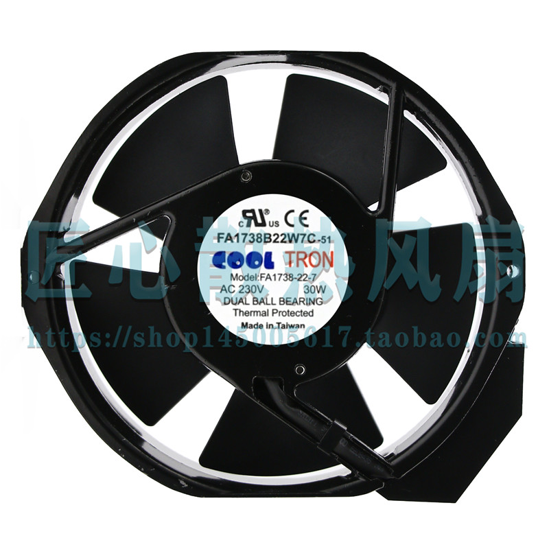 FA1738B22T7C-51 Share| FA1738B22T7C-31 Cooltron AC Axial