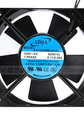 ADDA AA1252MB-ATGL 230V 0.11/0.09A 12CM 12025 轴流风机