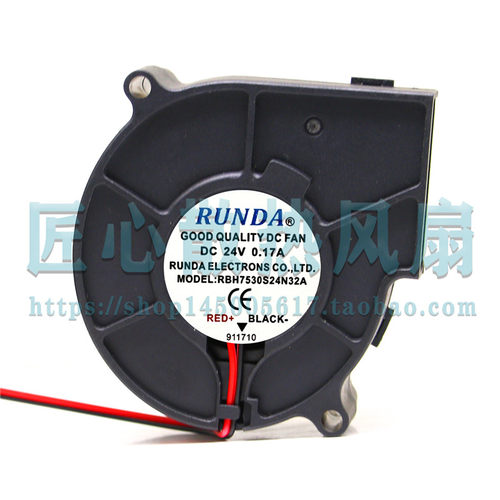 RUNDA睿谷 RBH7530S24N32A DC24V 0.17A服务加湿器离心涡轮鼓风机