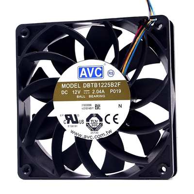 DBTB1225B2F 奇宏AVC 12025 12V 2.04A 12cm暴力高转速大风量风扇