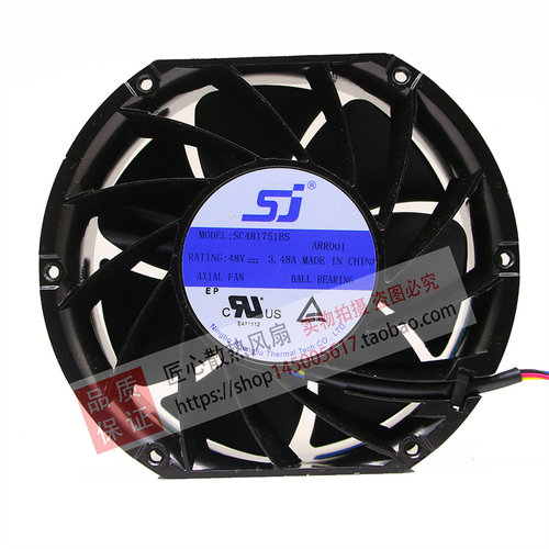 SJ/直流风机 SC481751BH2 48V暴力17CM大风量散热风扇SC481751BS1