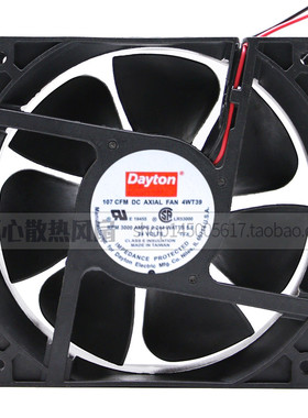正品美国DAYTON 12038 24V 107 CFN DC AXIAL FAN 4WT39 散热风扇