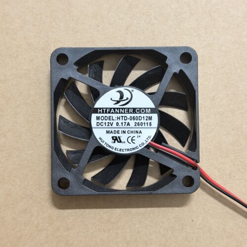 慧彤散热风扇 HTD-060D12M DC 12V 0.17A 6厘米静音散热风扇
