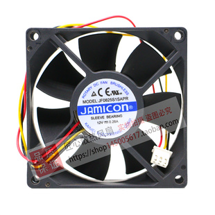 JF0825S1SA-R JF0825S1SAPR全新UPS静音风扇3线JAMICON 12V 0.26A