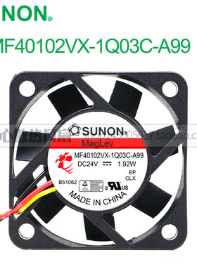 MF40102VX-1Q03C-A99 全新 SUNON 4010风扇 24V 4厘米大风量风扇