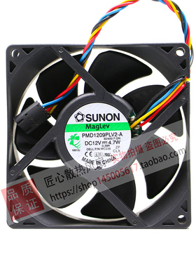 SUNON/建准 PMD1209PLV2-A 12V 4.7W 9CM 9032四线pwm温控风扇