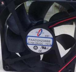 全新 NSTECH 12038 PAAD2A238BB -Y974 24V 0.70A 双滚珠散热风扇