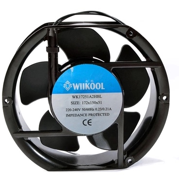 WK17251A2HBL柜机配电箱油烟排风扇15050轴流电焊机20060风机220V