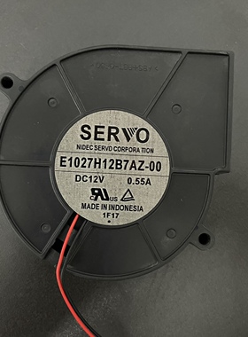 原装 SERVO E1027H12B7AZ-00 DC12V 0.55A 9727 涡轮风扇