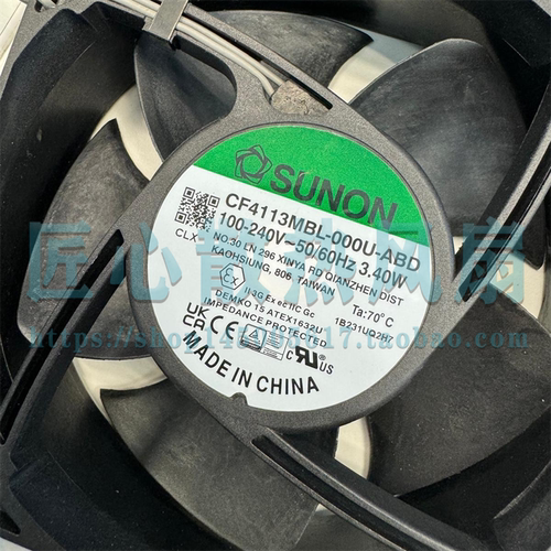 SUNON CF4113MBL-000U-ABD 100-240V 3.40W 建准散热风扇