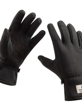 探路者手套男女23秋冬新款户外保暖抓绒徒步越野手套TELLBL90721