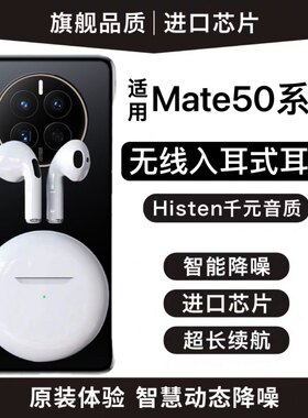 蓝牙耳机无线适用华为mate50荣耀nova10pro华强北P60P50降噪9se11