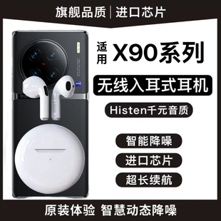 适用VIVOs17蓝牙耳机s16无线x90专用x80听歌pro运动高品质2023新