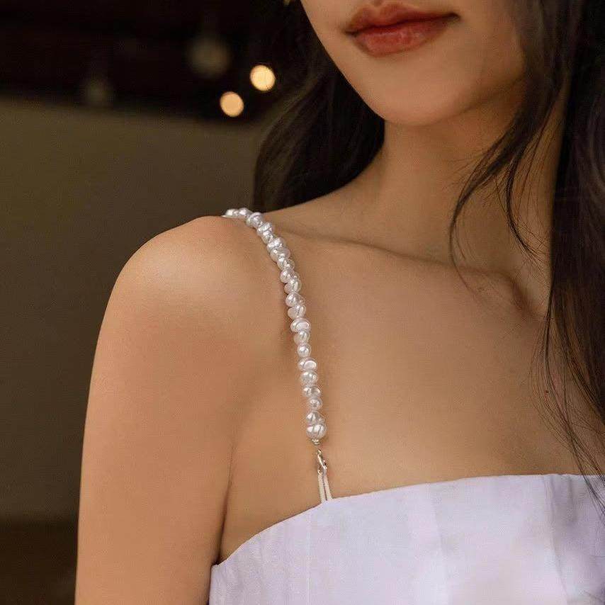 高档时尚内衣肩带可外露可调节防滑水钻新娘礼服婚纱性感文胸带子