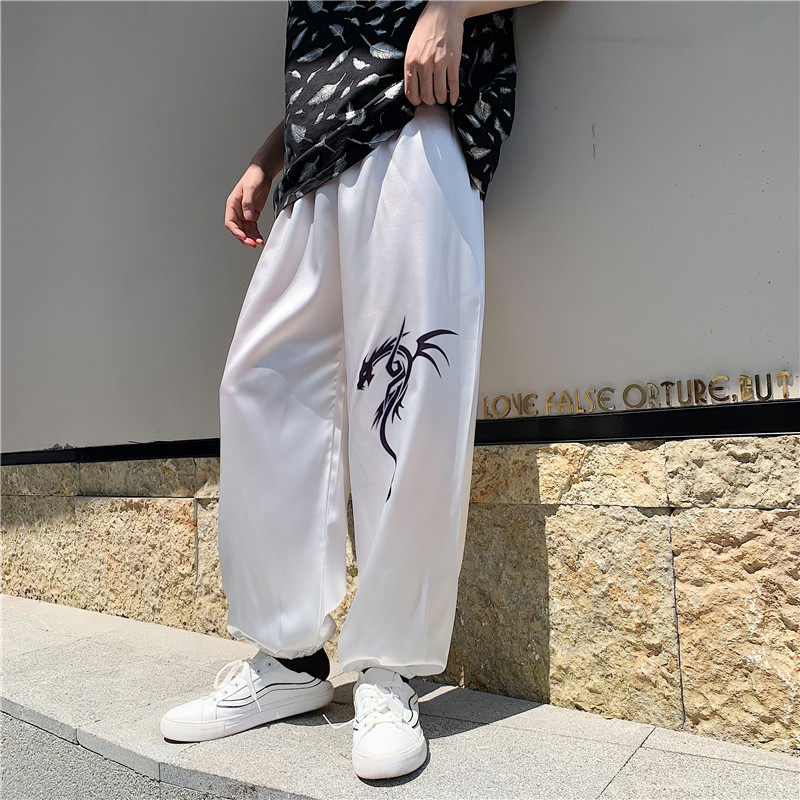 pattern printing Borneol ventilation trousers Easy Haren pants summer Thin section Straight Ankle banded pants men and women Same itemin the Men's clothing, Casual pants  category - from Buy2taobao.com to provide professional Taobao agent buy service