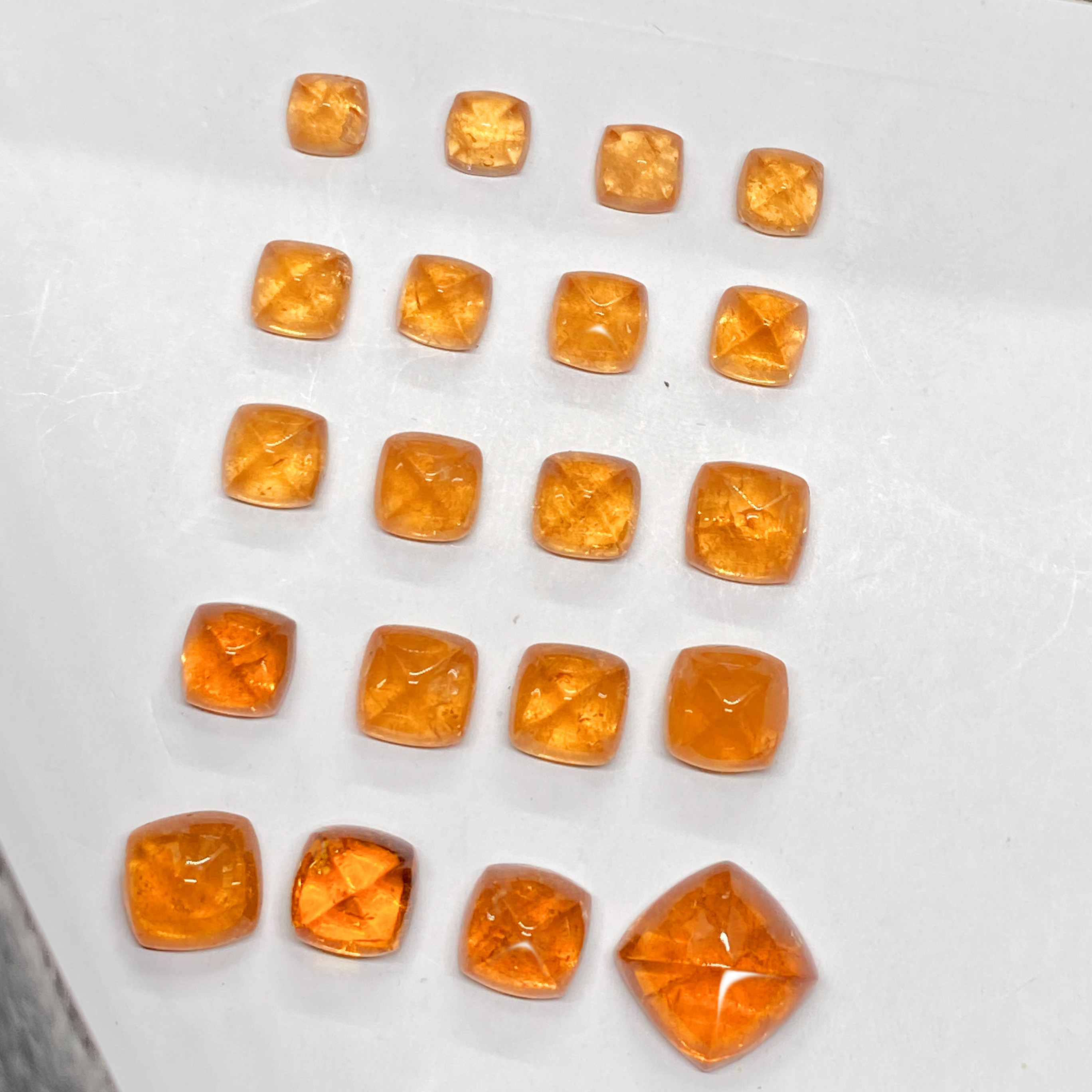 FD2天然糖塔芬达石榴石彩色珠宝18K金镶嵌戒指吊坠耳环手链项链