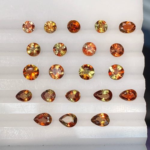 HZS天然红柱石裸石160元/克拉彩宝首饰配石镶嵌戒指吊坠耳环新品