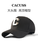 CACUSS棒球帽2025年四季 新款 高顶遮阳帽显脸小防晒鸭舌帽潮牌帽子