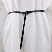 腰带女 韩国 装 饰配裙子潮流时尚 打结小皮带 皮带女 个性 简约百搭