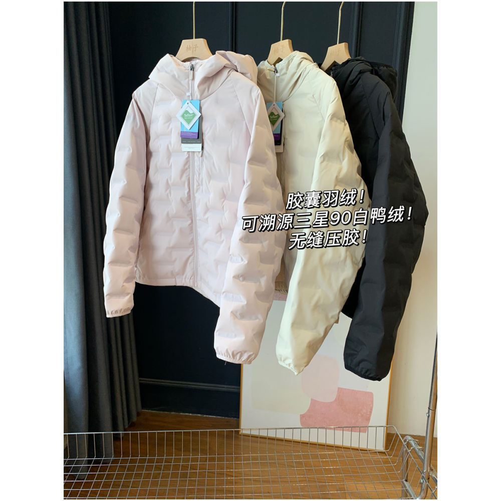 胶囊羽绒！可溯源三星90白鸭绒