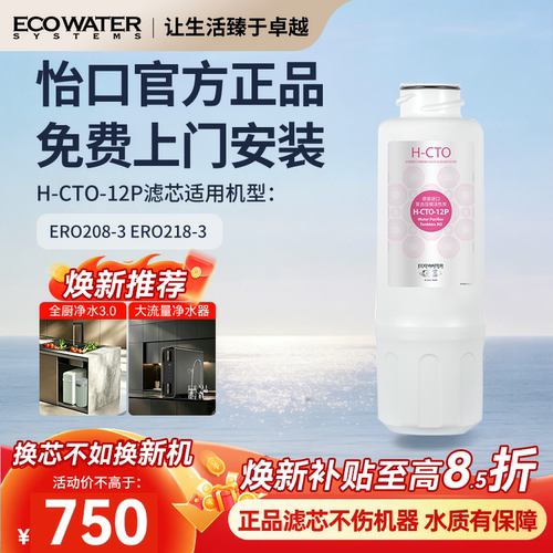 怡口净水H-CTO-12P活性炭滤芯