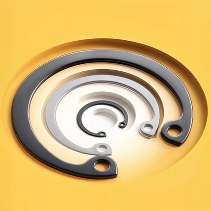 65MN锰/304不锈钢GB893孔卡内卡孔用弹性挡圈C型卡簧卡环M3-￠200