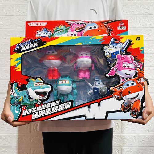 超级飞侠乐迪小爱变形玩具