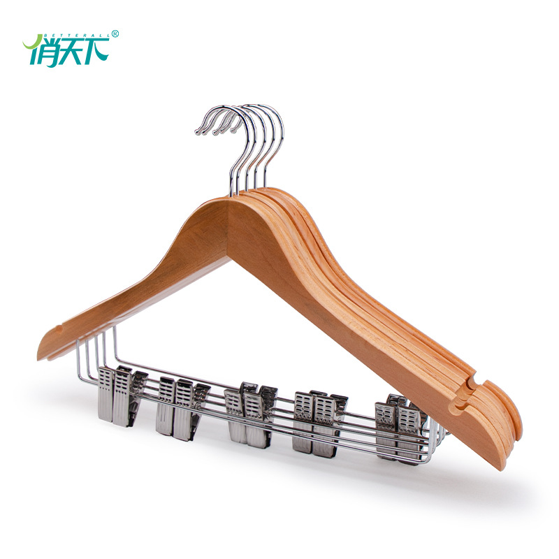 俏天下宾馆高档实木衣架