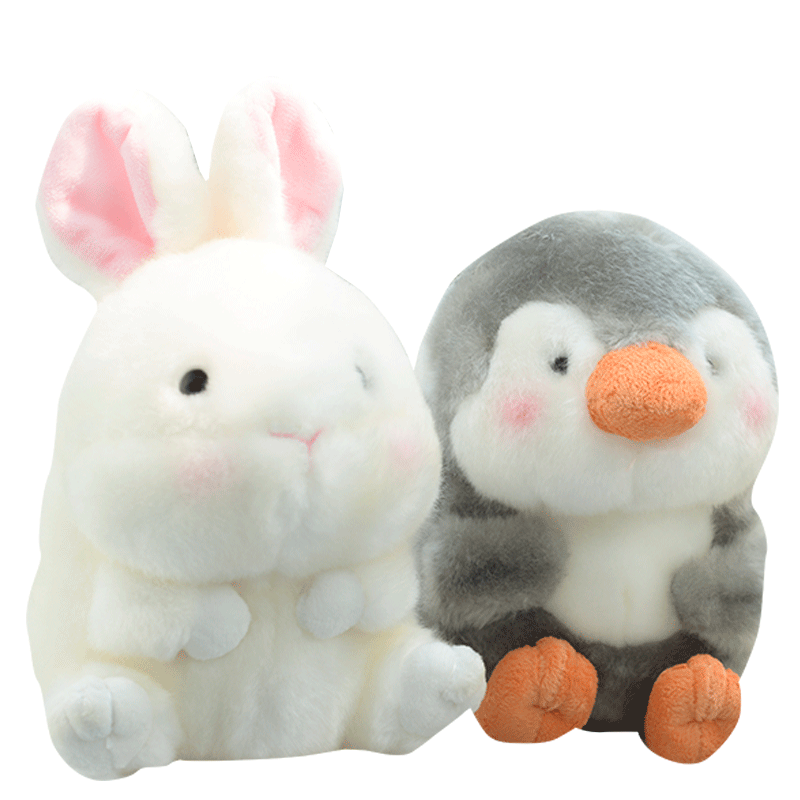 生日礼物女玩偶可爱兔子粉色15cm