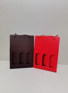 三只通用红酒礼盒高档