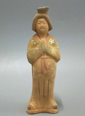 仿古陶俑 陶器摆件 书房装饰品 做旧艺术品 复古工艺品 展品定制