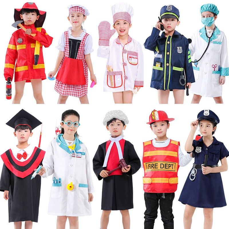 外贸幼儿园职业角色扮演表演服装