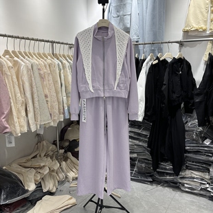 2026春连帽休闲卫衣裙套装韩版减龄学院风外套高级感半身裙两件套