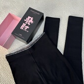 万向弹力内里水印good 正版 发财发热加厚保暖云朵裤 luck腰头字母