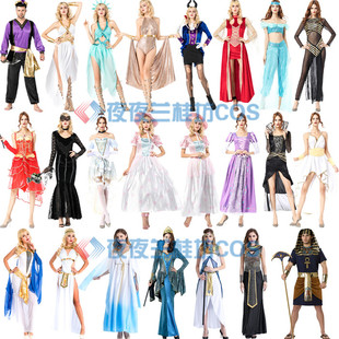万圣节服装cos埃及女王服阿拉伯公主古希腊艳后自由女神雅典娜服