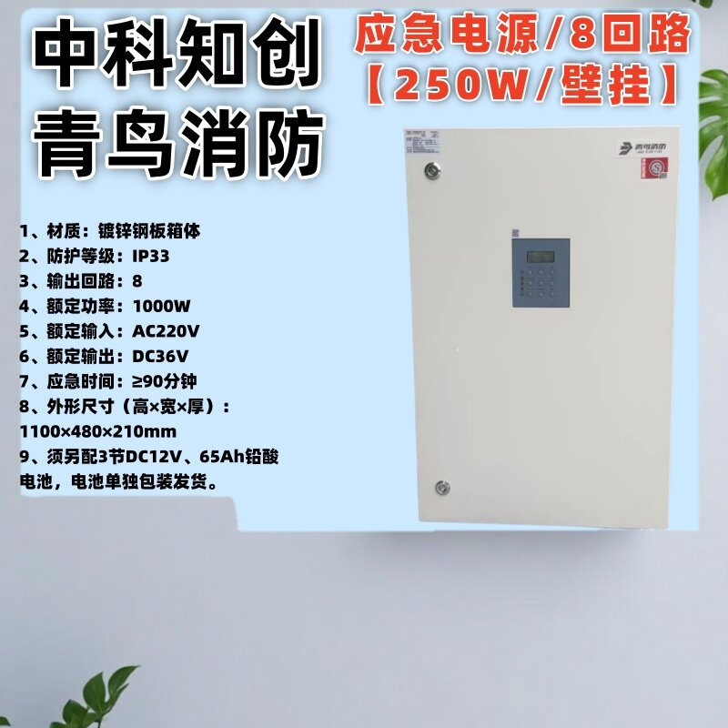 中科知创青鸟消防电源箱 8105/8106应急照明集中控制电源箱 正品