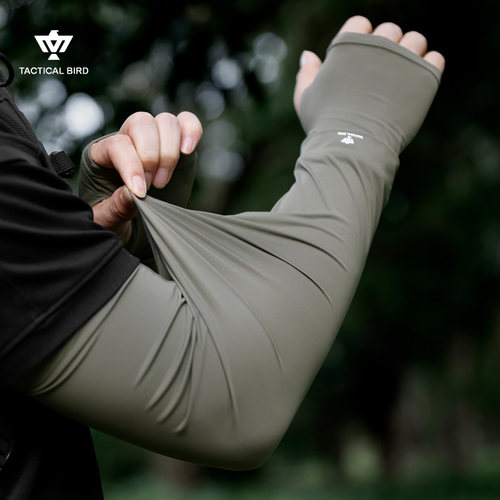 战术鸟冰戟丨凉感真冰丝防晒袖套