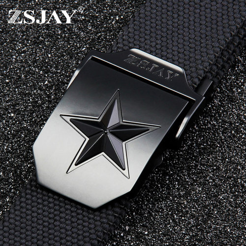 战术鸟五角星男士帆布腰带