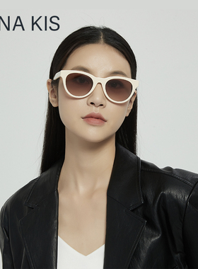 Tina Kis复古墨镜女2025新款高级感防晒法式防紫外线太阳镜显脸小