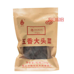 河南特产商丘归德丰园龙坤园酱菜五香大头菜250g酱咸菜疙瘩下饭菜