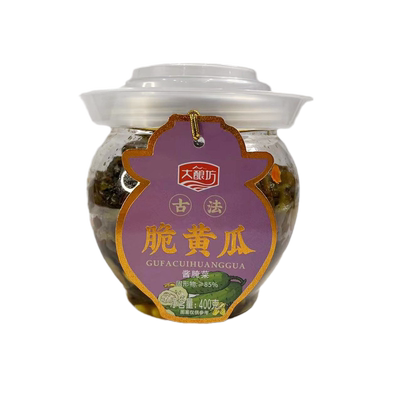 大酿坊酱腌菜罐装400g古法脆黄瓜