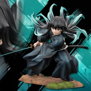 鬼灭之刃霞柱时透无一郎手办男公仔摆件礼物模型日本动漫周边潮玩