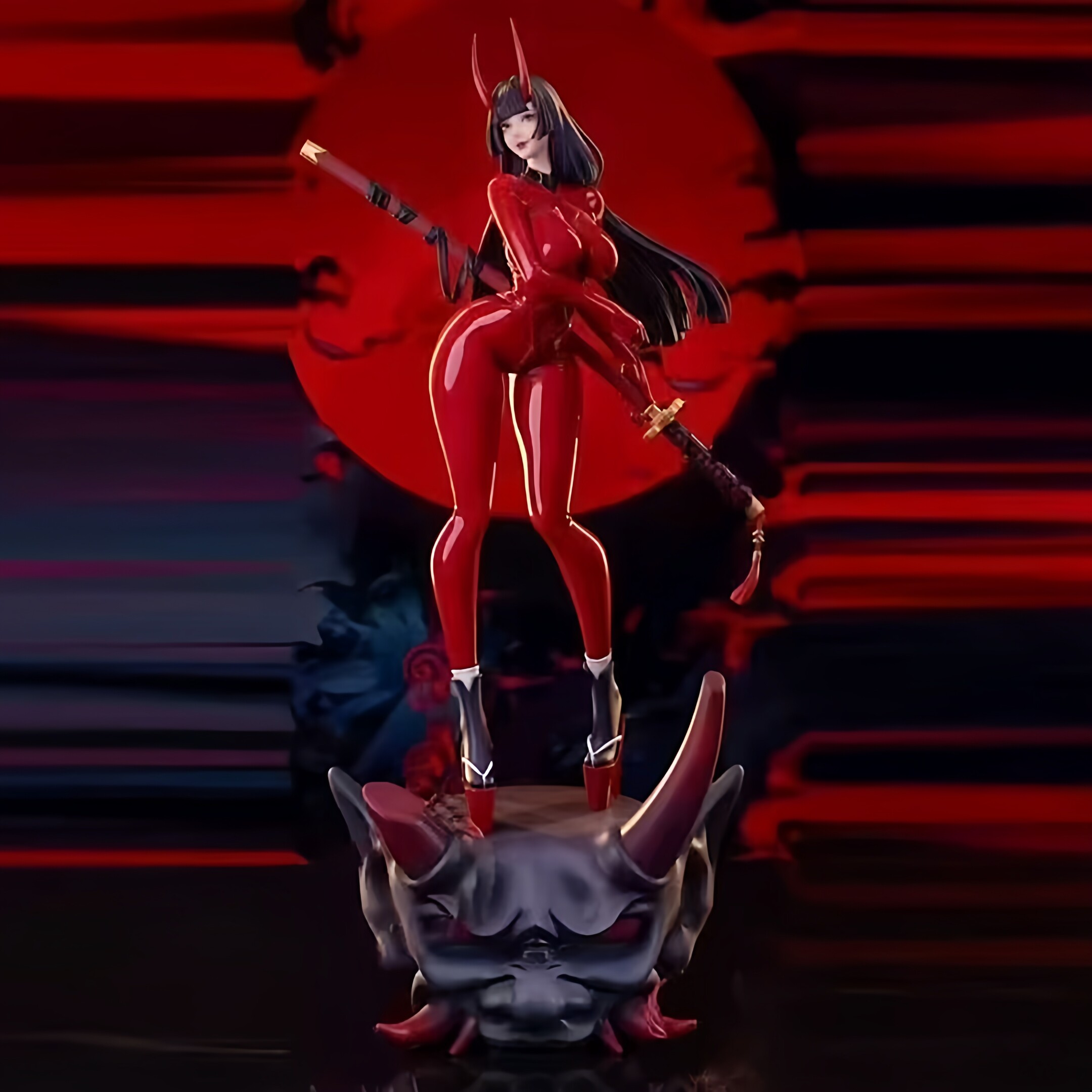 日本动漫千子村正手办美少女