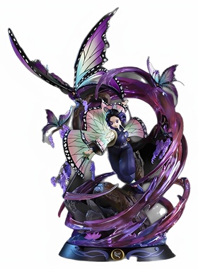 鬼灭之刃周边gk虫柱蝴蝶忍手办动漫二次元模型摆件1/6雕像限定版