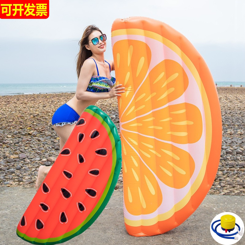 充气水果浮排儿童成人戏水玩具