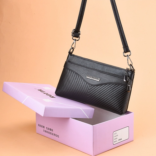 Сумка через плечо, сумка для телефона, модная сумка на одно плечо, из натуральной кожи, коллекция 2023