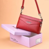 Сумка через плечо, сумка для телефона, модная сумка на одно плечо, из натуральной кожи, коллекция 2023