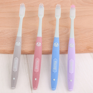 雅星旅行便携式成人细软毛护龈牙刷防滑耐用进口软毛牙刷2支