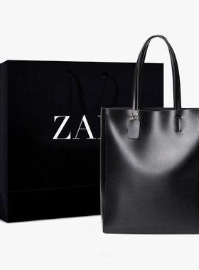 限定牛皮女包2024韩版新款大容量托特包百搭真皮单肩包休闲手提包